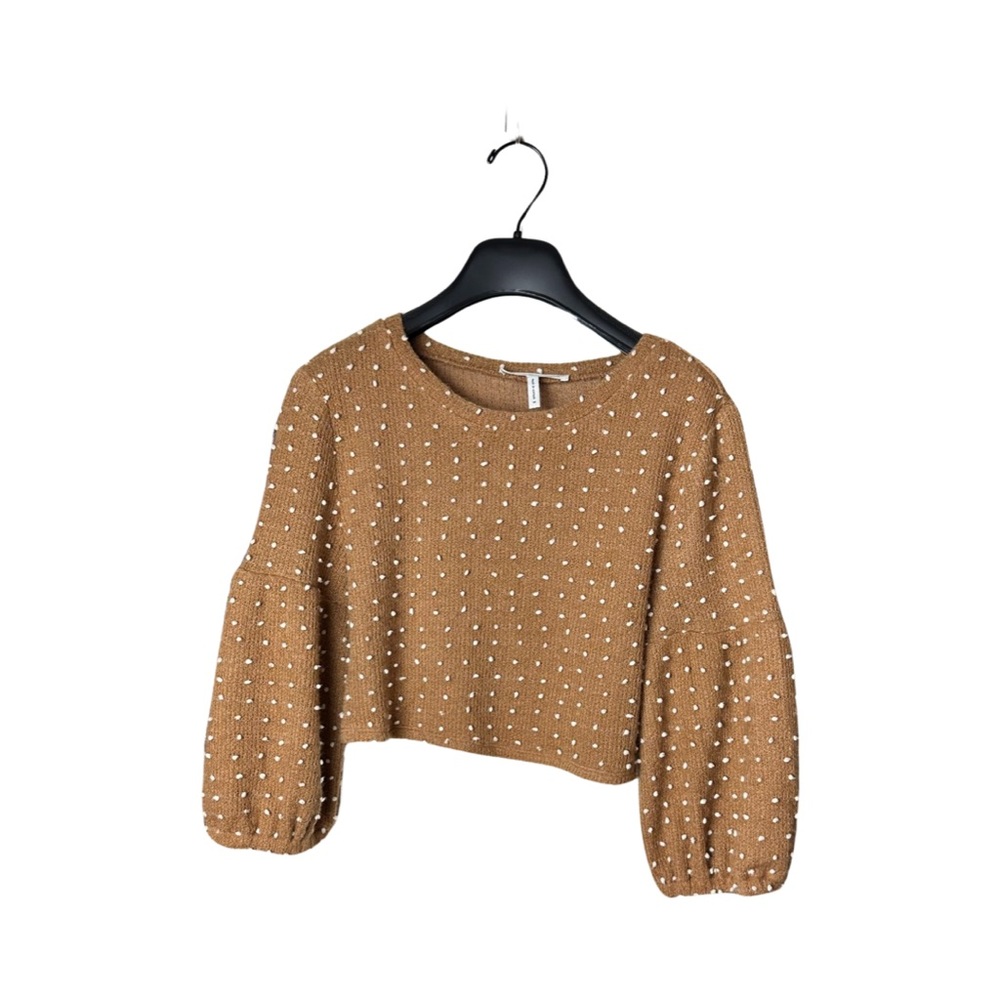 Crop sweater top